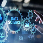 Innovativer Bildschirm mit Data Science Grafiken